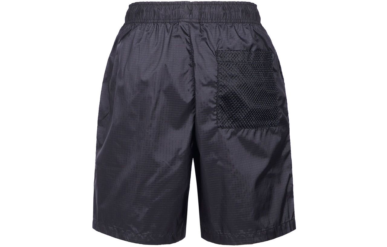 Air Jordan Jumpman Statement Woven Lacing Solid Color Shorts Black DM1407-010