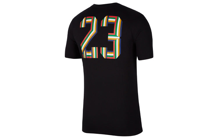 Air Jordan Sport Dna Jumpman Round Neck Short Sleeve Black CU1975-010