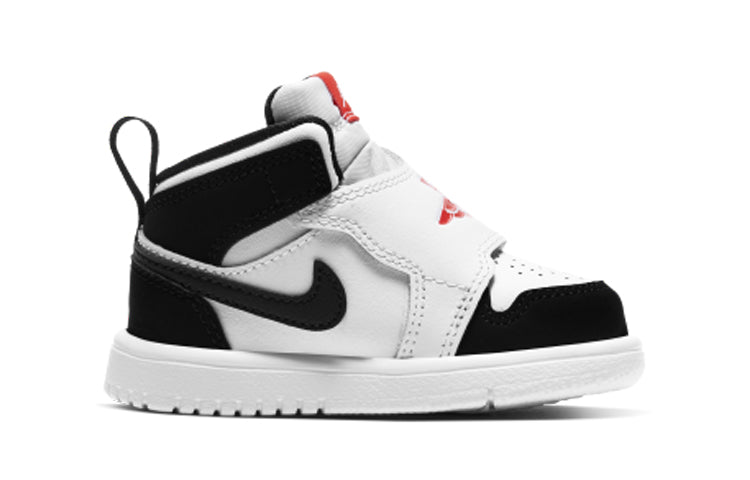 (TD) Air Jordan 1 Sky logo 'Black White Red' BQ7196-101