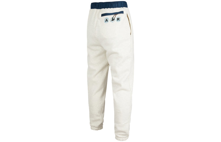 Air Jordan Essentials Mountainside Casual Sports Lacing Printing Long Pants 'White' DC9721-141