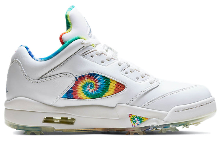 Air Jordan 5 Low Golf 'Peace, Love, and Golf' CW4205-100