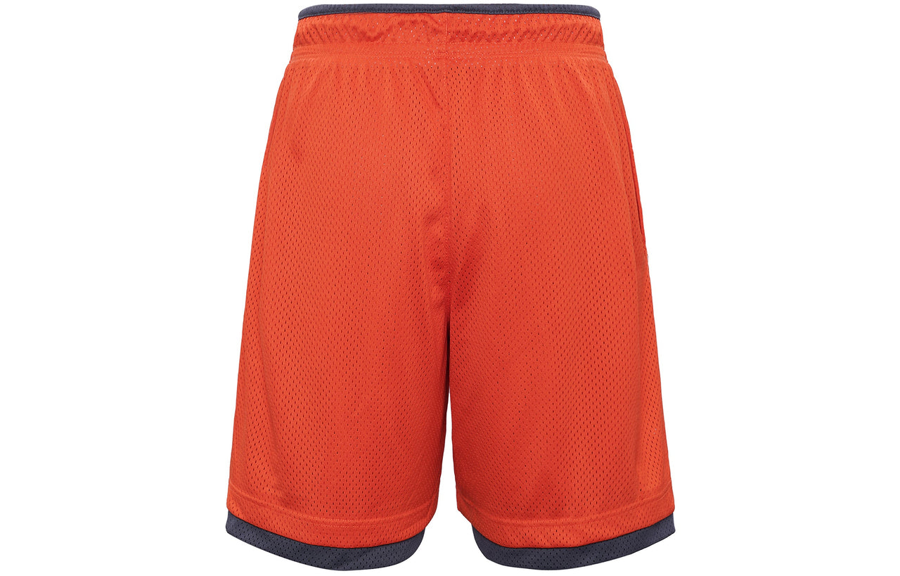 Air Jordan Sport Dna Contrasting Colors Logo Mesh Breathable Sports Shorts Orange DA7207-803