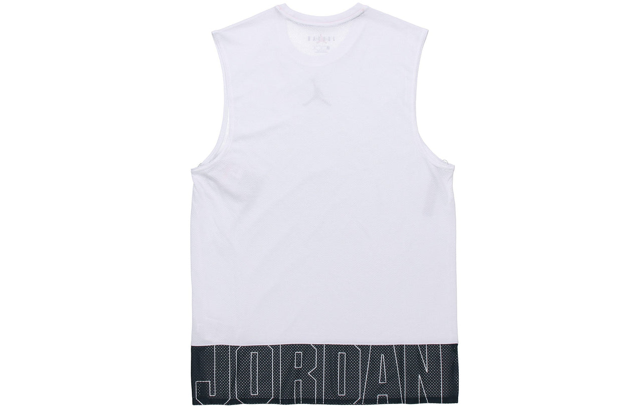 Air Jordan Basketball Training Sports Sleeveless Vest White CJ4576-100