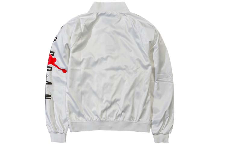 Air Jordan Jumpman Sports Jacket baseball uniform White AO0445-100