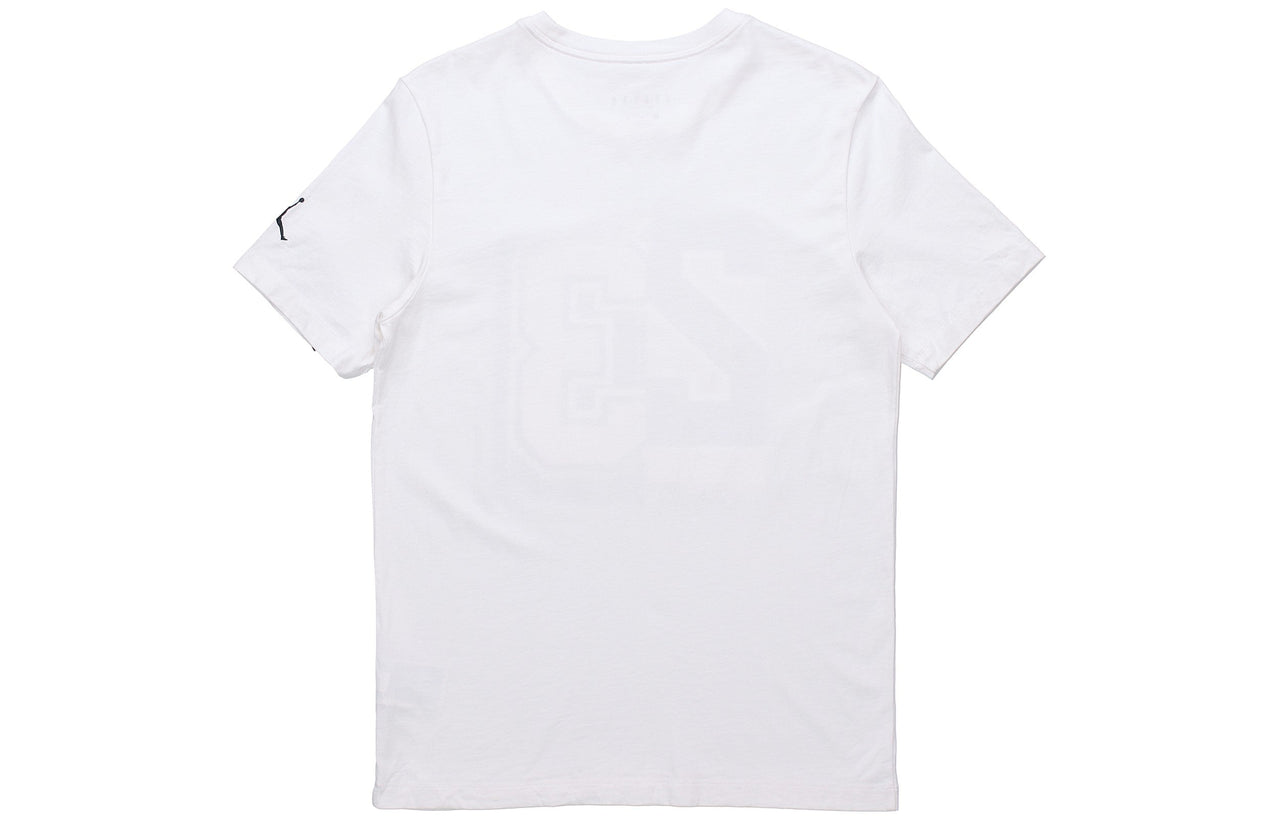 Air Jordan Basketball Sports Round Neck Short Sleeve White CZ2349-100