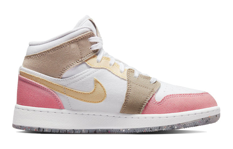 (GS) Air Jordan 1 Mid SE 'Pastel Grind' DJ0338-100