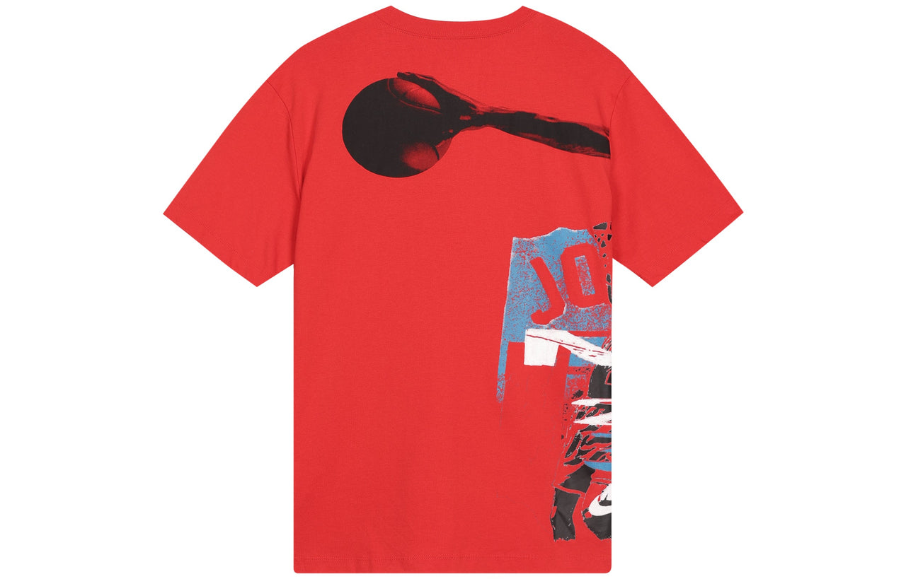 Air Jordan Sport DNA SS20 Printed Short Sleeve TEE Men Red CJ6224-657