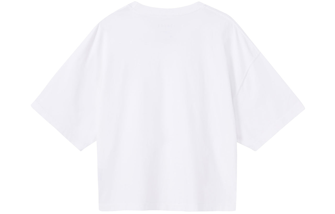 (WMNS) Air Jordan Essentials Boxy Casual Sports Loose Short Sleeve White T-Shirt CZ4140-100