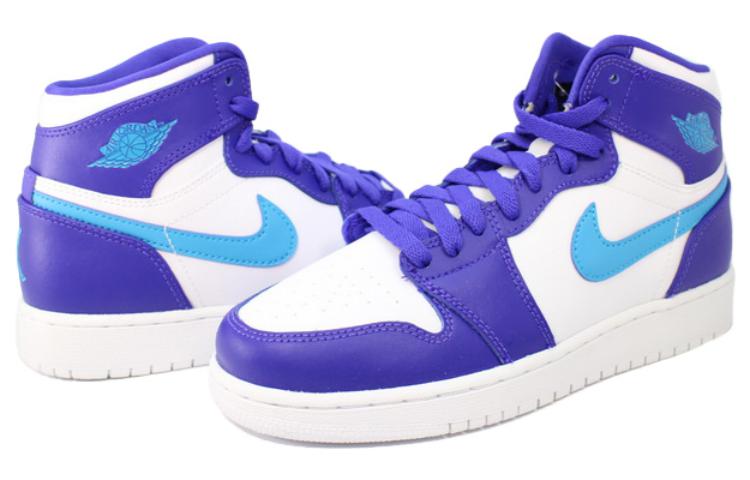 GS) Air Jordan 1 High 'Bright Concord' 705300-442 • SneakerSouqq