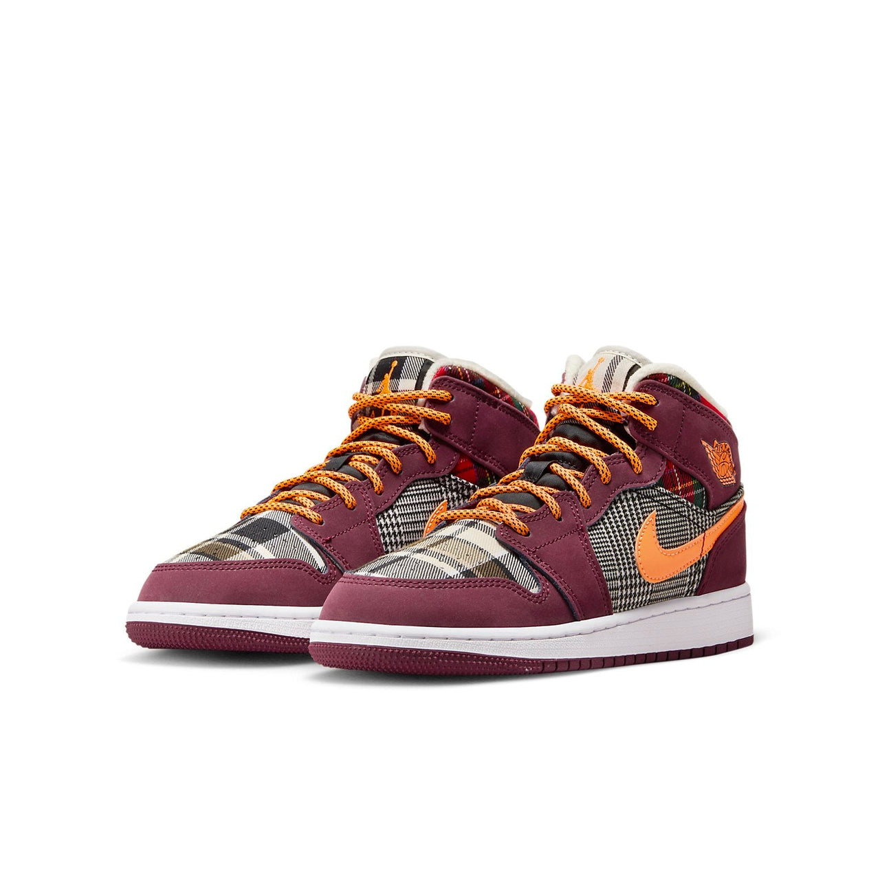 (GS) Air Jordan 1 Mid 'Plaid' FD5460-608