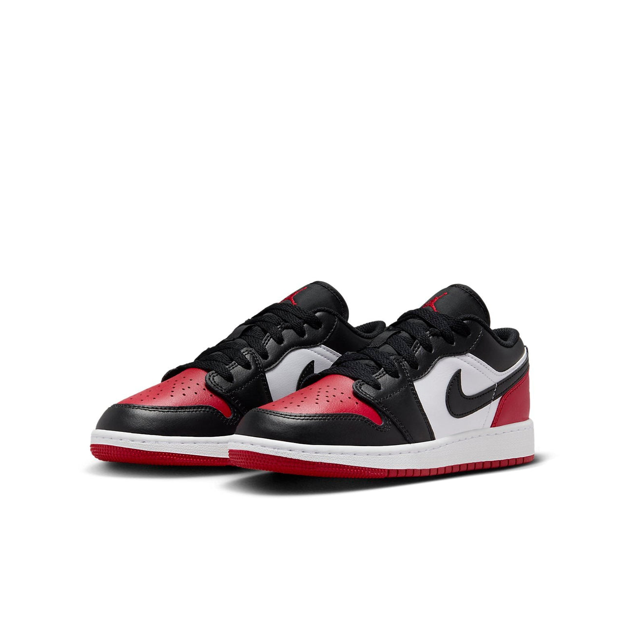 (GS) Air Jordan 1 Low 'Bred Toe 2.0' 553560-161