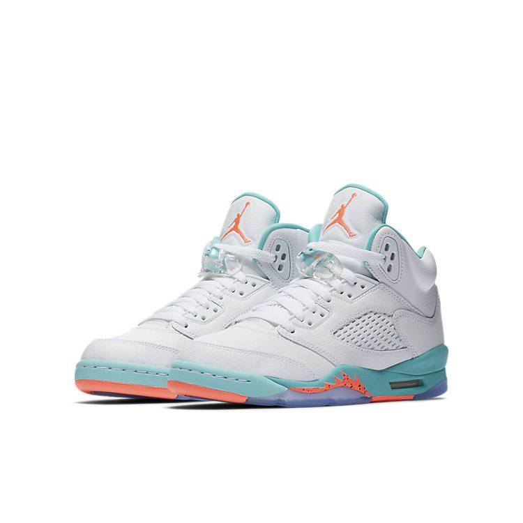 (GS) Air Jordan 5 Retro 'Light Aqua' 440892-100