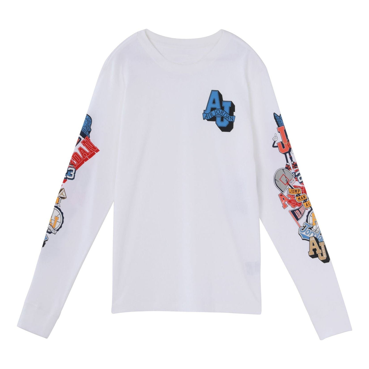 Air Jordan Printing Casual Sports Long Sleeves White CV3408-100