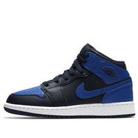 (GS) Air Jordan 1 Retro Mid 'Obsidian Royal' 554725-412