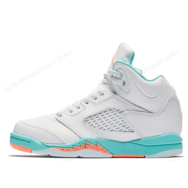 (PS) Air Jordan 5 Retro 'Light Aqua' 440893-100