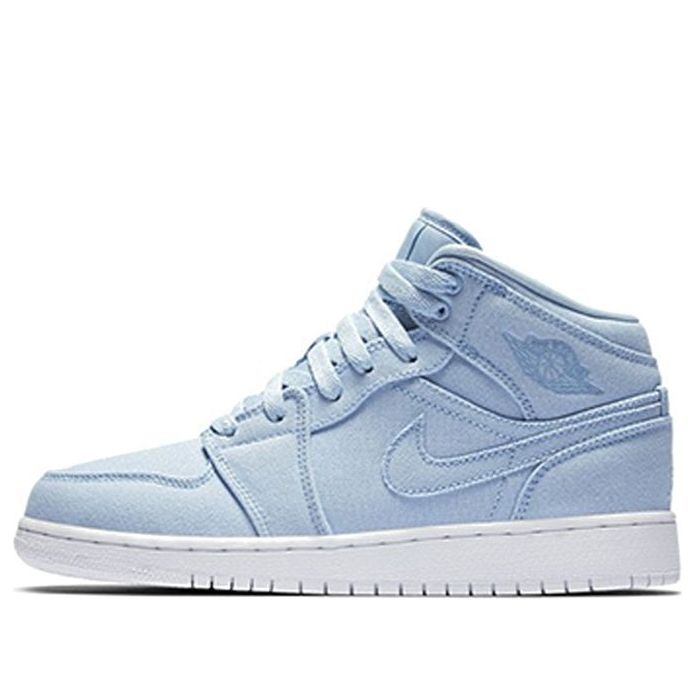 (GS) Air Jordan 1 Mid 'Easter Blue' 554725-425