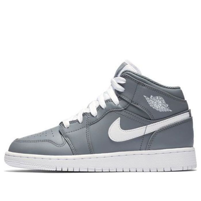 (GS) Air Jordan 1 Mid 'Cool Grey' 554725-036