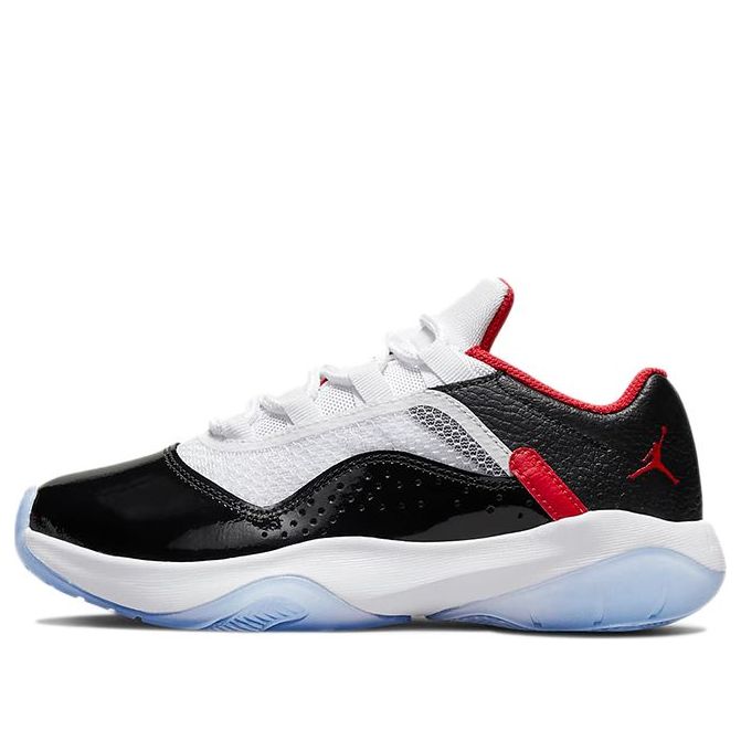 (GS) Air Jordan 11 CMFT Low 'White Black University Red' CZ0907-160