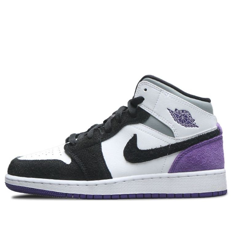 (GS) Air Jordan 1 Mid SE 'Varsity Purple' BQ6931-105