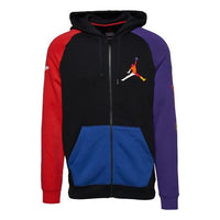 Men's Air Jordan Fleece Zipper Jacket Black CJ6155-011