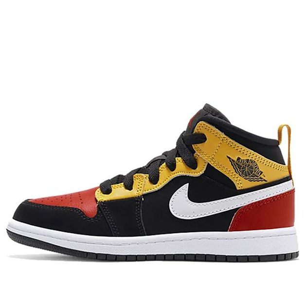 (PS) Air Jordan 1 Mid SE 'Amarillo Team Orange' BQ6932-087