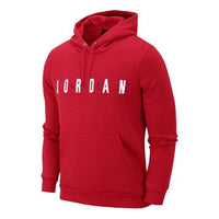 Men's Air Jordan Sports Printing Logo Fleece Red CJ9666-687