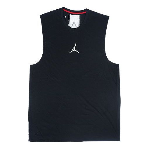 Air Jordan Quick Dry Basketball Training Sports Vest Black CU1025-010