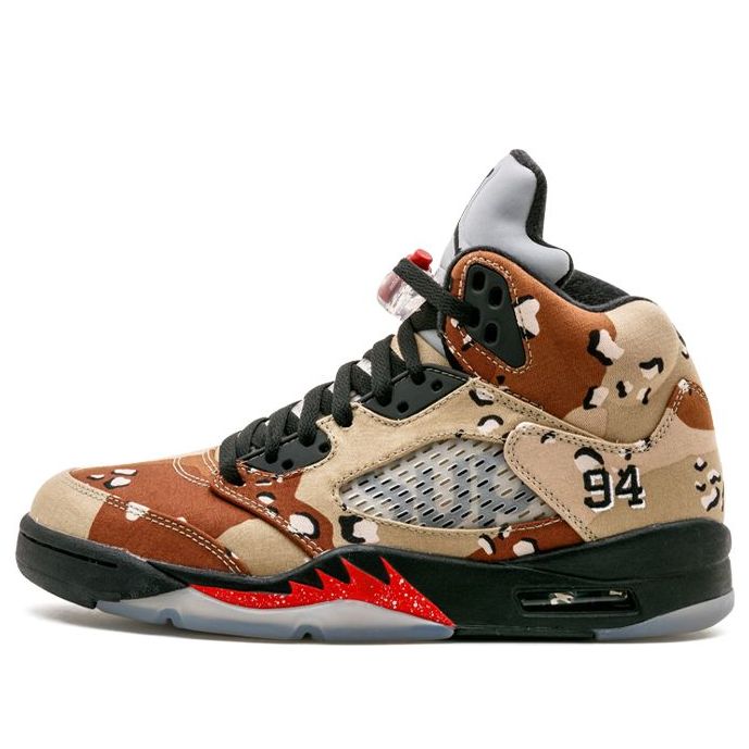 Air Jordan 5 Retro x Supreme 'Desert Camo' 824371-201