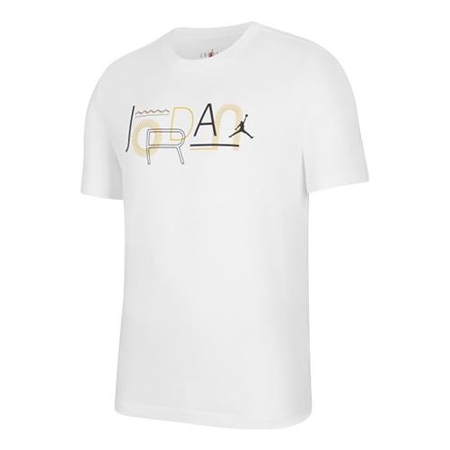 Air Jordan Printing Short Sleeve White CZ1198-100