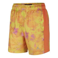 Air Jordan Breathable Basketball Shorts Yellow CD9656-345