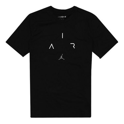 Air Jordan Dri-Fit Air Printing Pattern Short Sleeve Black CN3576-010