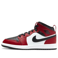 (PS) Air Jordan 1 Mid 'Chicago Black Toe' 640734-069