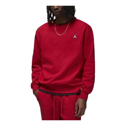 Air Jordan Solid Color Pullover Hoodie Men's Red DQ7521-687