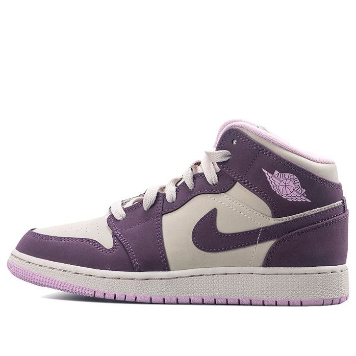 (GS) Air Jordan 1 Retro Mid 'Pro Purple' 555112-500