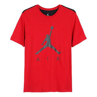 Air Jordan Contrasting Colors Sports Short Sleeve T-Shirt Men's Red AV8451-687