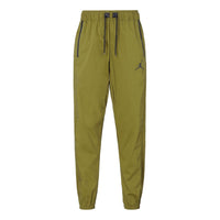 Air Jordan Jumpman Casual Woven Sports Pants Green AV1841-368