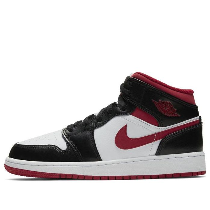 (GS) Air Jordan 1 Mid 'Black Gym Red White' DJ4695-122