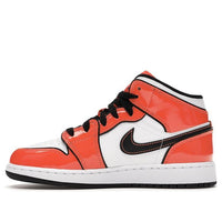 (GS) Air Jordan 1 Mid SE 'Turf Orange' BQ6931-802