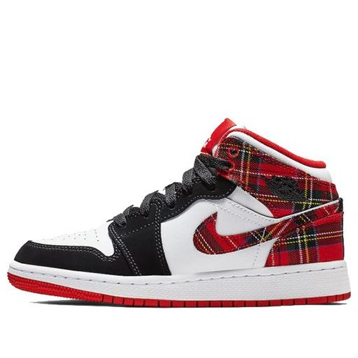 (GS) Air Jordan 1 Retro Mid 'Bad Santa' 554725-607