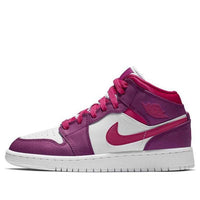 (GS) Air Jordan 1 Mid 'Rush Pink' 555112-661