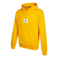 Air Jordan Statement Logo Printing Casual Sports Hoodie 'Yellow' DA9817-713