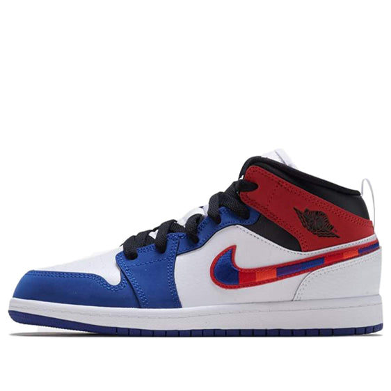 (PS) Air Jordan 1 Mid SE 'Multicolored Swoosh' BQ6932-146