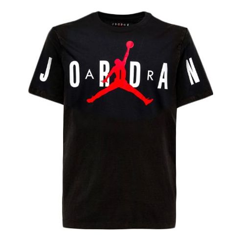 Air Jordan Men's Air Mj DNA Stretched Logo Print Black CZ1880-010