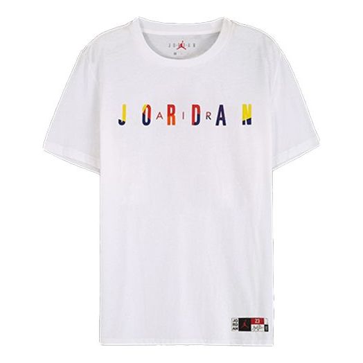 Air Jordan Causual Sports Round Collar Male White DA6768-100