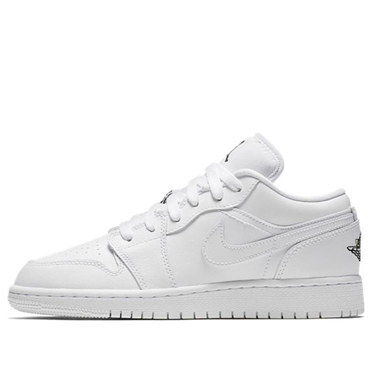 (GS) Air Jordan 1 Low 'Triple White' 553560-110