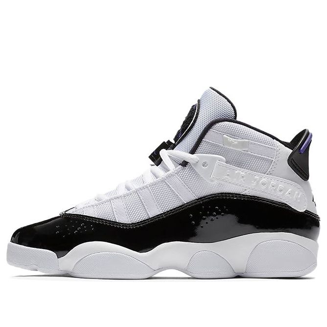 (GS) Air Jordan 6 Rings 'White Black' 323419-104