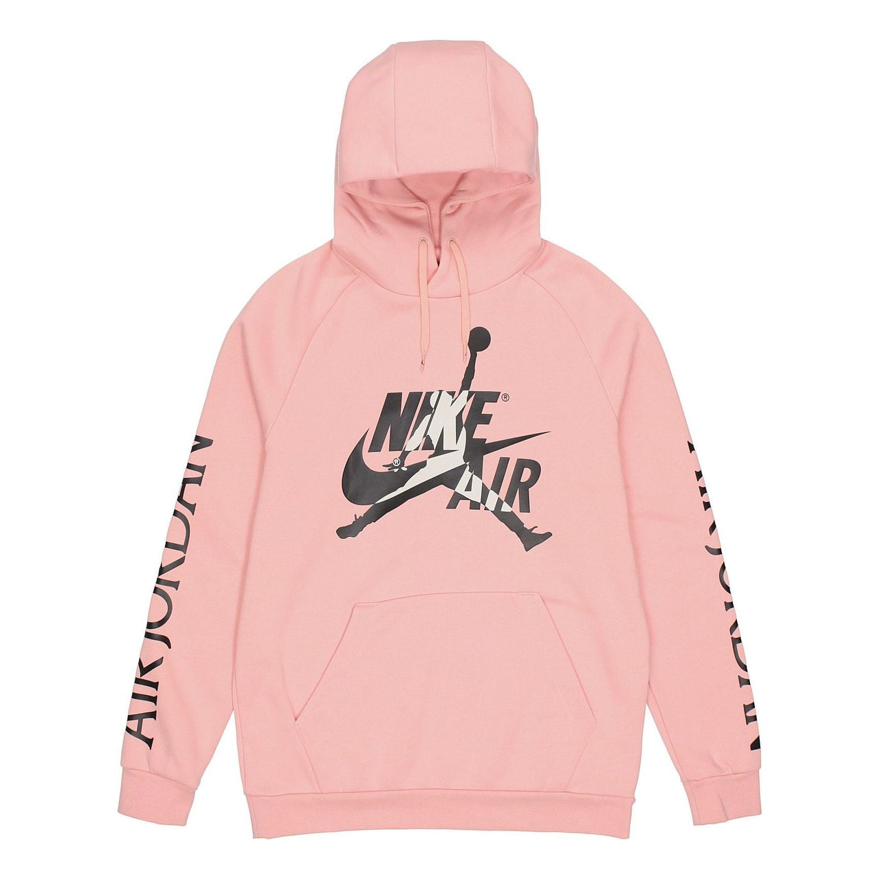 Air Jordan Alphabet Logo Pullover Hooded Fleece Pink DH9505-648