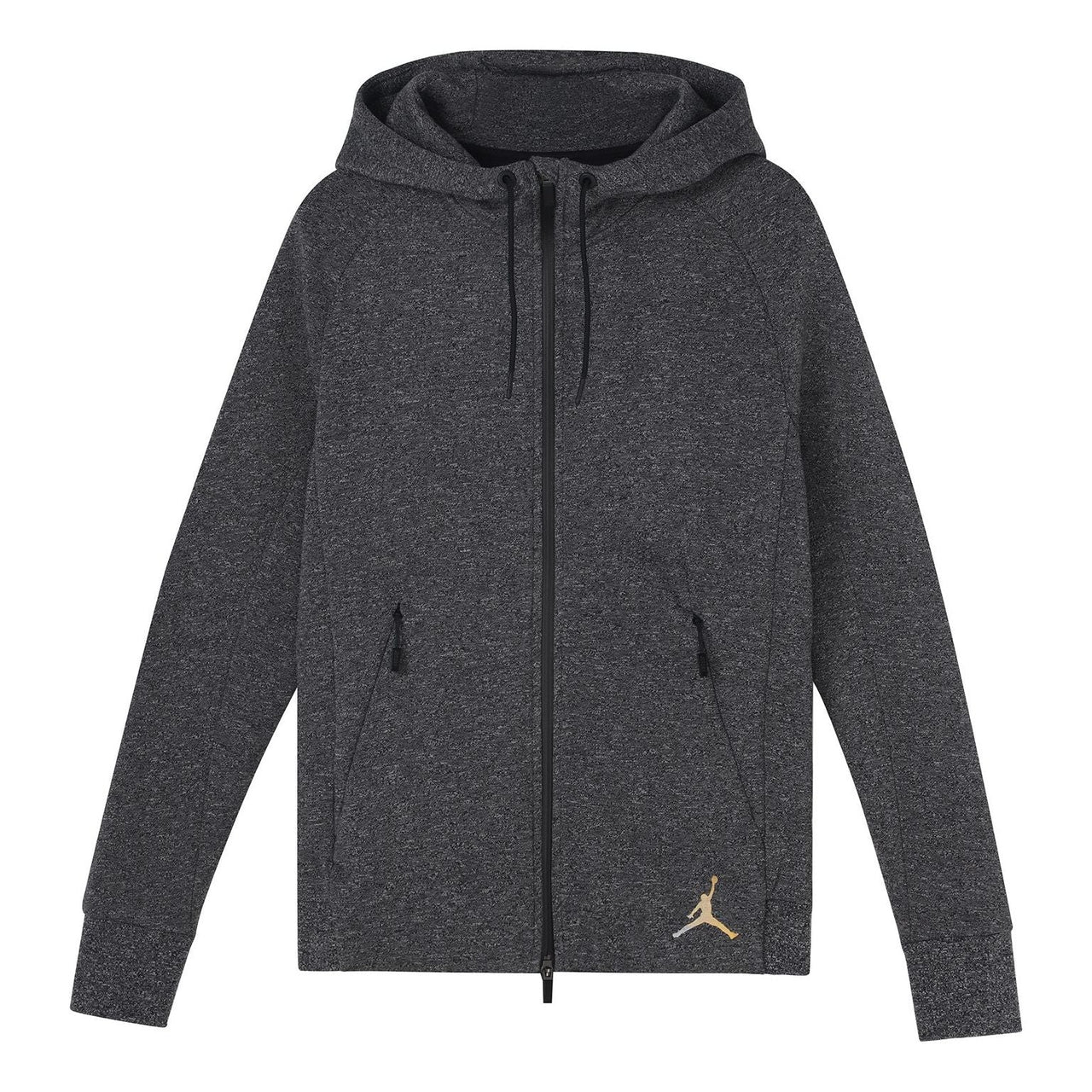 Air Jordan Full-Zip Drawstring Jacket Men's Flower Grey 885874-010