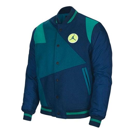 Air Jordan MENS DNA Casual Baseball Jacket Blue CK9351-432