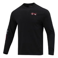 Air Jordan Round Neck Pullover Long Sleeves T-Shirt Men's Black DM0847-010